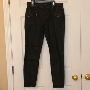 AnnTaylor coated skinny jeans, size 6 Curvy